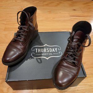 Thursday Boots Co WOMEN Captain Brown Size 7 (EUC)